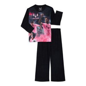 NEW LIONEL MESSI BOYS SIZE 10/12 PAJAMAS 2-PIECE SET ARGENTINA SOCCER PLAYER NWT